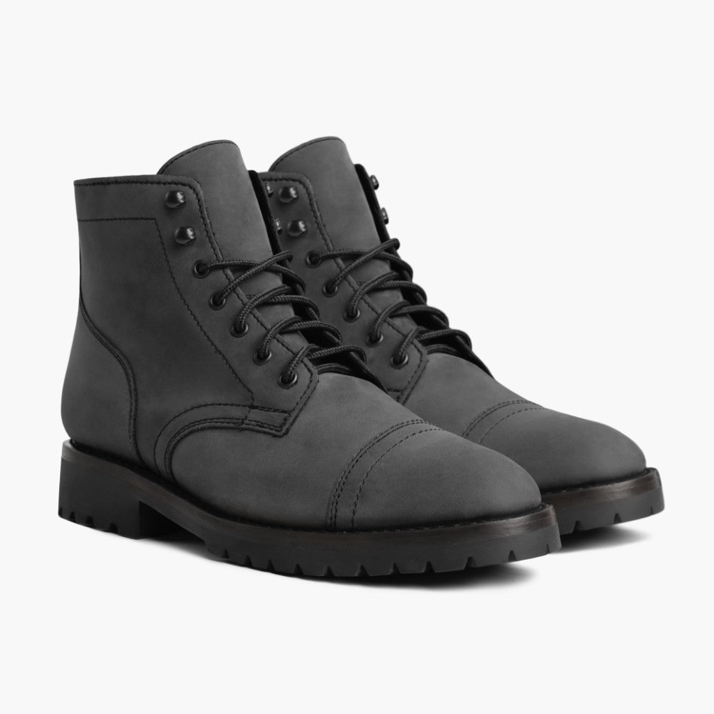 import placeholder for mens captain lace up boot grey matte 30617414