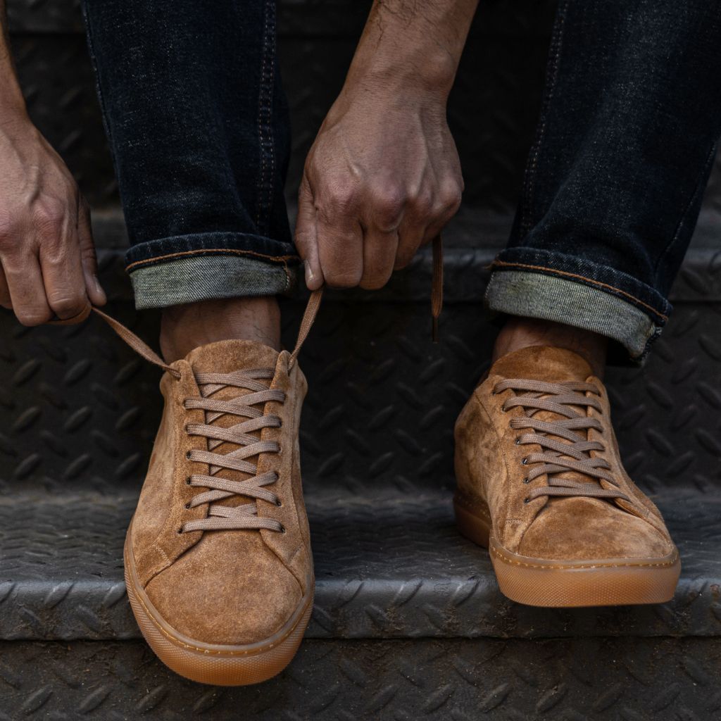 premier low top | camel