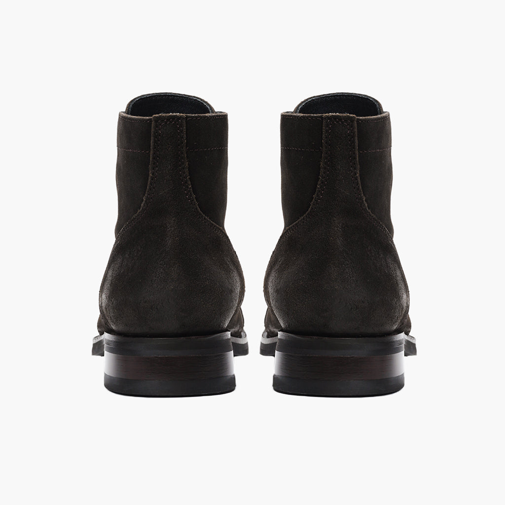 captain | dark olive suede