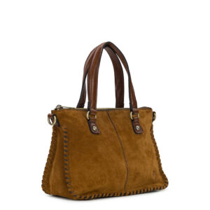 brenna satchel crossbody suede