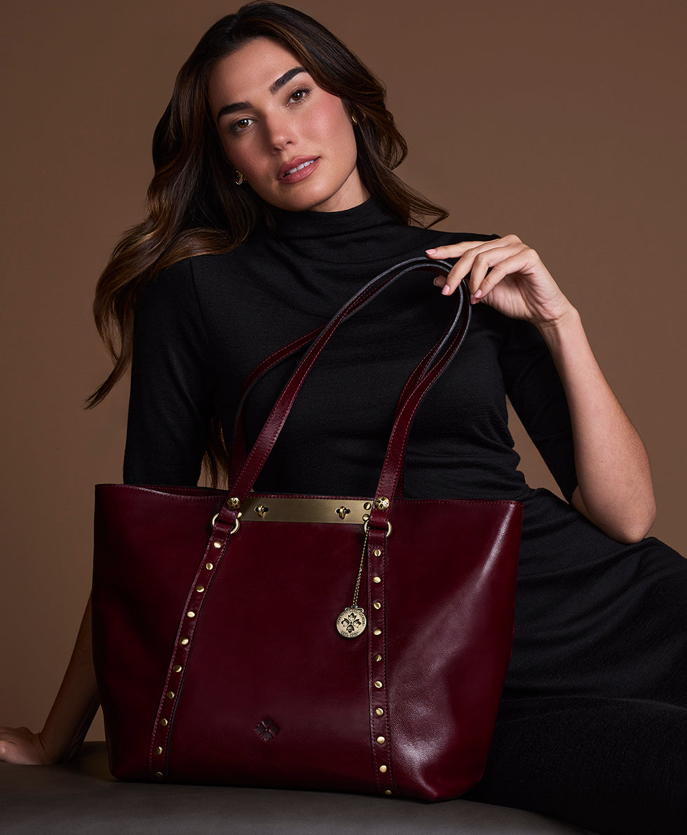 benvenuto tote vintage distressed leather