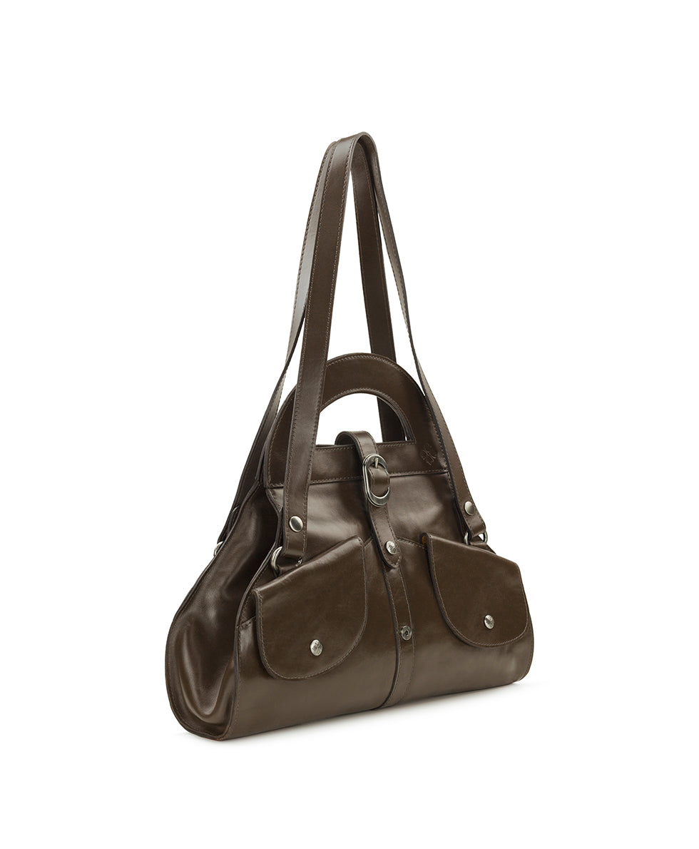 milania convertible satchel vintage distressed leather