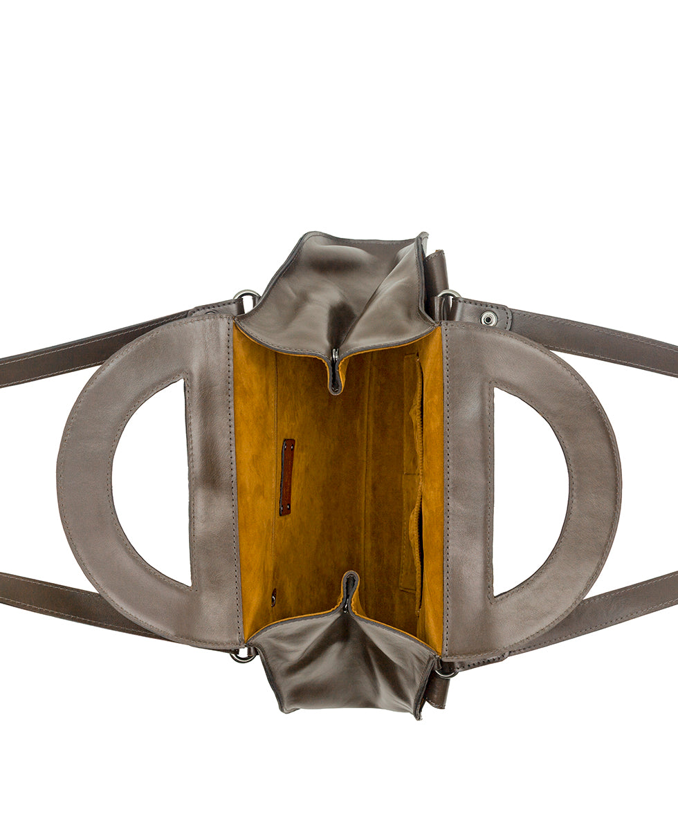 milania convertible satchel vintage distressed leather