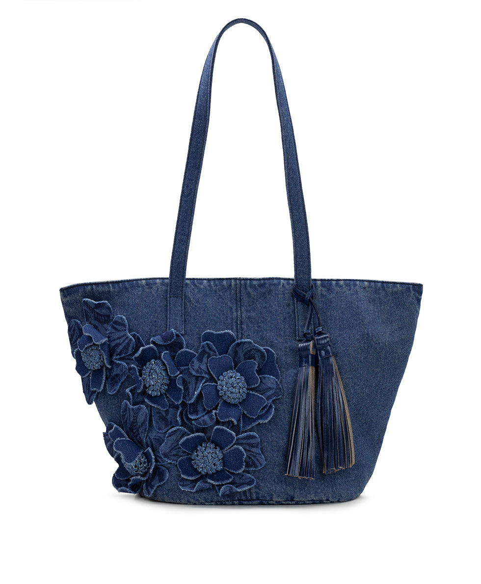 import placeholder for marconia tote floral applique denim 30587462